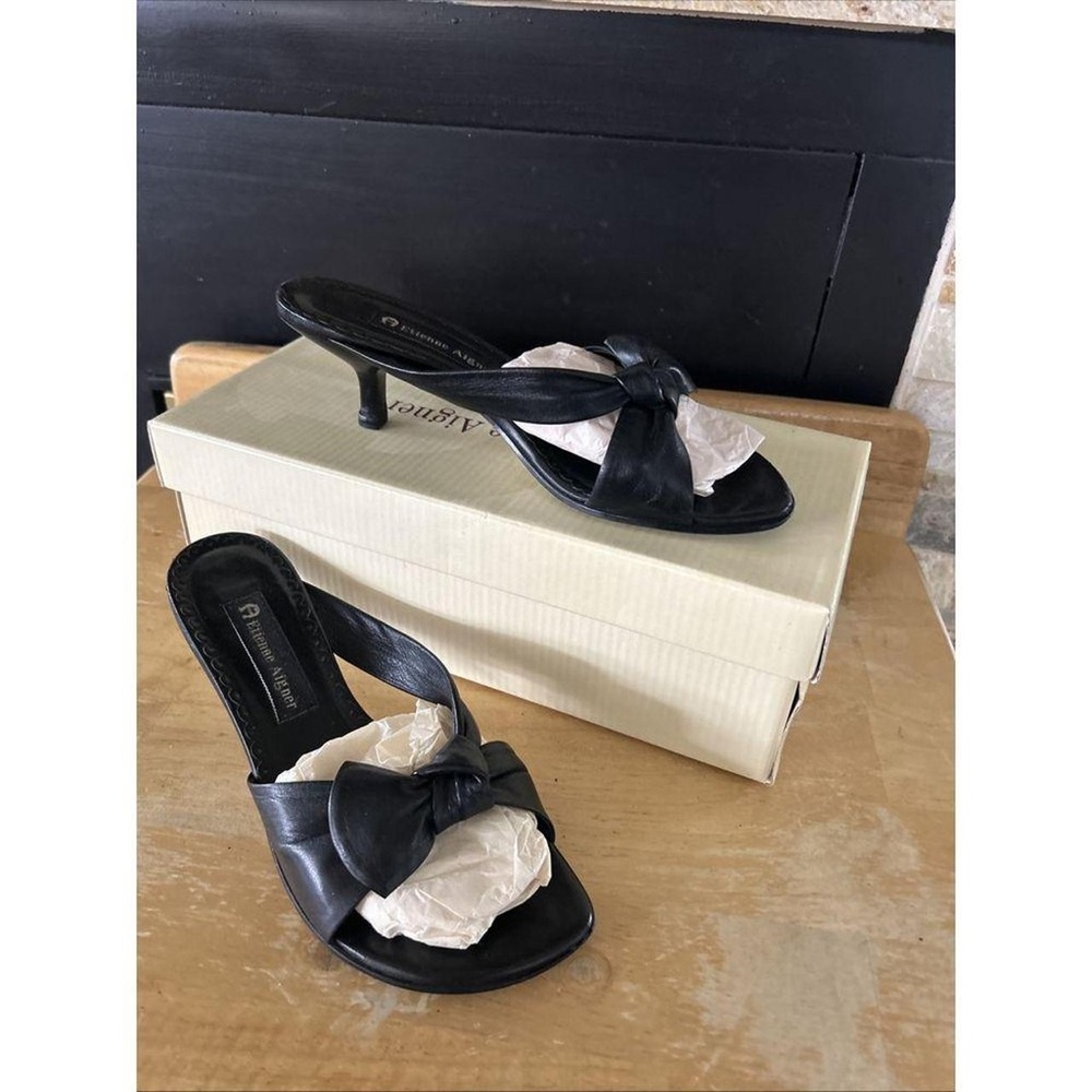 Etienne Aigner Women's Black Mules